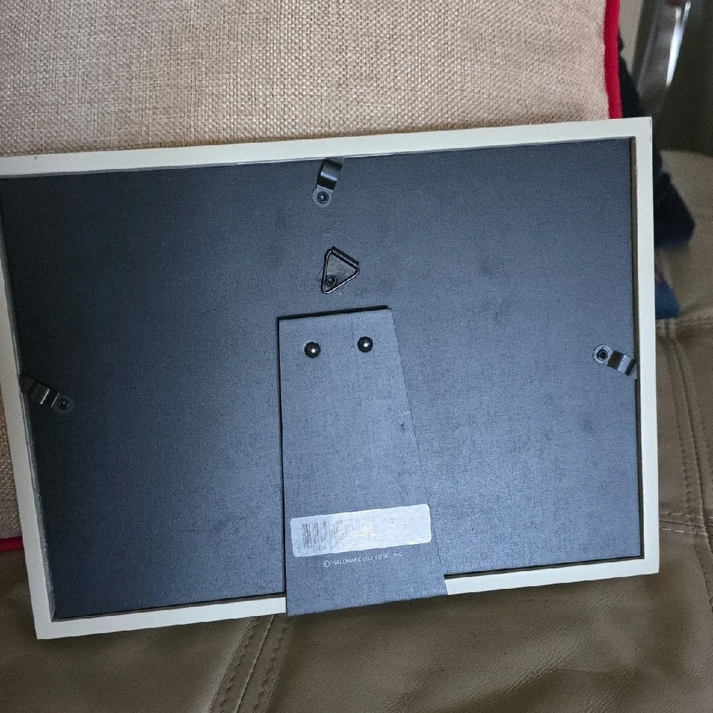 NWT White Picture Frame with Elegant Accents